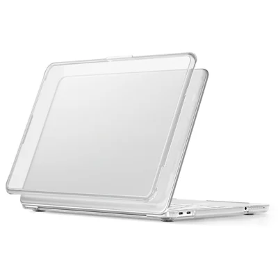 لـ MacBook Neo 13 بوصة (2026) غطاء واقٍ مقاوم للسقوط من مادة PC غير لامعة + TPU - شفاف
