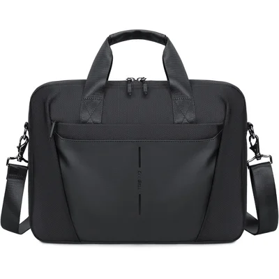 COOLBELL Business Aktentas voor 15,6 Inch Laptop Waterdichte Messenger Bag met Schouderriem - Zwart