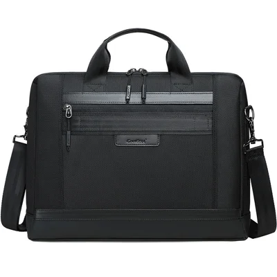 COOLBELL CB-2136 15,6 inch Laptop Tas voor Heren Zakelijke Aktetas Waterdichte Notebook Draagtas - Zwart