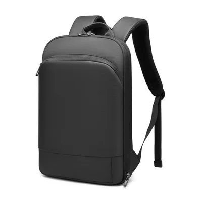 EURCOOL EC-25-0011 Рюкзак для ноутбука 16 дюймов, водонепроницаемый, легкий, расширяемый, для путешествий и повседневного использования — черный