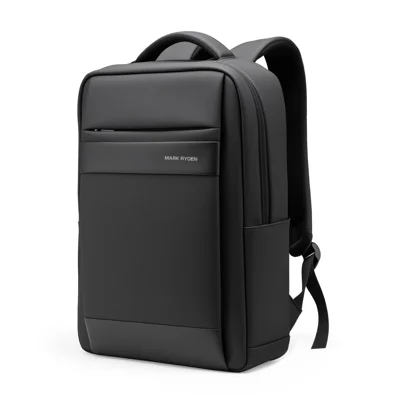 MARK RYDEN MR2911 12L Laptop Backpack 15.6 inch 900D Polyester + PU Water Resistant Travel Bag for Business Travel - Black