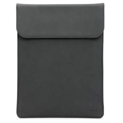 HL0130 Matte Notebook Protective Bag Magnetic Flap Laptop Sleeve for MacBook Lenovo HP 13.3-14 Inch Notebook - Black