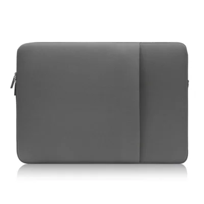 ENZE 3061 Waterproof Laptop Dual Zipper Protective Sleeve Bag Carrying Pouch for 13.8 inch Notebook - Grey