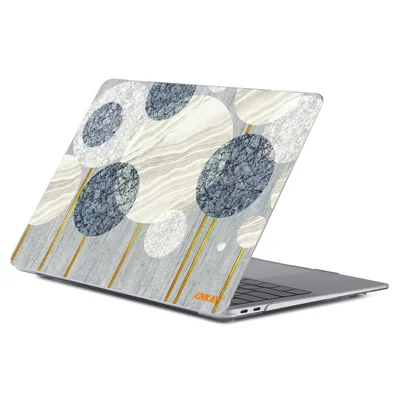 ENKAY HAT PRINCE for MacBook Pro 16 inch (2019) A2141 Geometry Series Polycarbonate Laptop Case Transparent Hard PC Protective Notebook Cover - Geometry No.2
