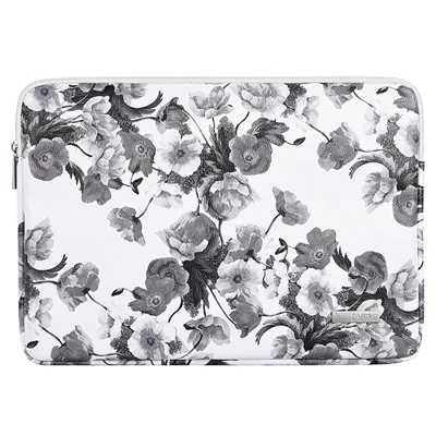 CANVASARTISAN G1-01 Digital Printing Flower Pattern Sleeve Bag for 12 inch Laptops Anti-scratch Shockproof Carry Case