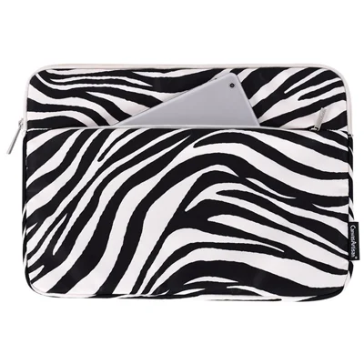 CANVASARTISAN H33-11 Zebra-stripe Pattern Scratch Resistant Sleeve Bag for 12 inch Laptops Carry Case Shockproof Notebook Storage Bag