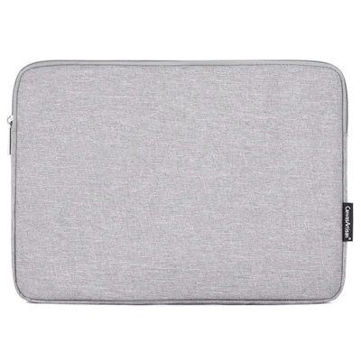 CANVASARTISAN L25-53 Business Style Shockproof Carry Case for 13 inch Laptops Protector Anti-Scratch Notebook Sleeve Bag - Light Grey