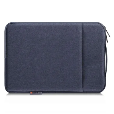 HAWEEL HWL7019 For 12.5-13.5 inch MacBook 12-inch with Retina Display(2015) / MacBook Air 13 inch (2022) / (2020) / (2018) Anti-Scratch Carrying Case Protective Sleeve Bag with Handle - Blue