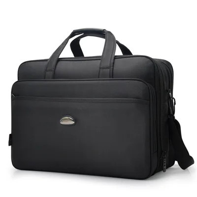 YAJIE 6601 17-inch Laptop Carrying Bag Tote Business Briefcase Notebook Computer Handbag with Shoulder Strap