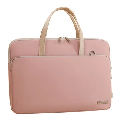 705 15.6 / 16 inch Laptop Bag Oxford Cloth Notebook Computer Handbag Sleeve - Pink