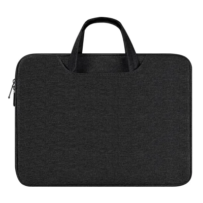 DUX DUCIS LBTB Series 15.5-16 Inch Laptop Bag Water-Repellent Polyester Fabric Computer Carrying Case - Black