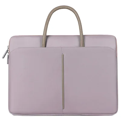 C97 15-15.6 inch Laptop Handbag Waterproof Oxford Cloth Notebook Business Carrying Bag - Pink