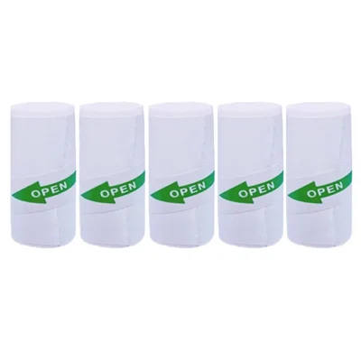5 Roll 57x25mm Self-Adhesive Thermal Printing Paper White Label Thermal Paper Printer Accessory