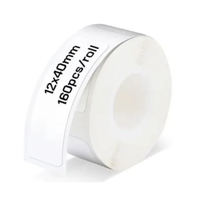 For Marklife P15 / P12 Printer 1 Roll 40x12mm Thermal Label Sticker Self-Adhesive Label Printing Paper