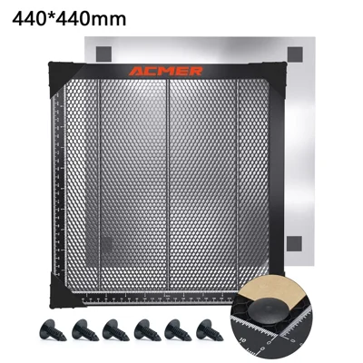 ACMER E10 440x440mm Aluminum Laser Bed Fast Heat Dissipation Honeycomb Working Table