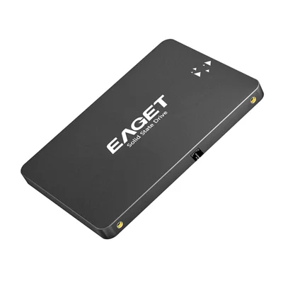 EAGET S205 240GB 2.5 Inch SATA III SSD Disk Case Internal Solid State Hard Drive Enclosure for Laptop Desktop Computer - Black