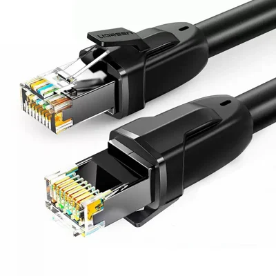 UGREEN 70329 2m Cat8 Ethernet Cable 40Gbps 2000MHz High Speed RJ45 Network Cord for Gaming Router - Black