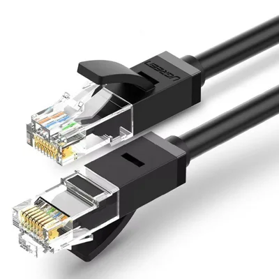 UGREEN NW102 20160 2m Cat6 Ethernet Cable 1000Mbps High Speed RJ45 Network Cable - Black