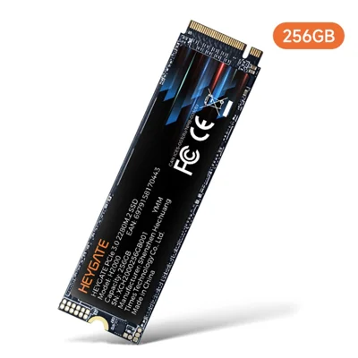 HEYGATE H2000 256 ГБ M.2 2280 SSD PCIe 3.0 NVMe 2400 МБ/с Чтение 3D NAND для настольного ПК Ноутбука Игрового