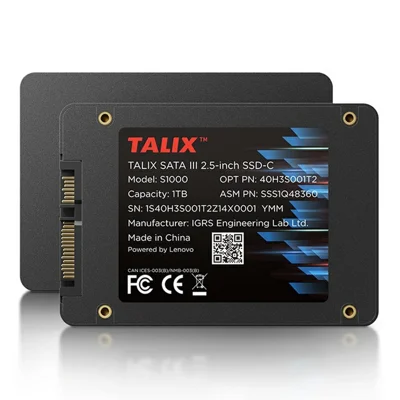 TALIX S1000 1 ТБ 2,5-дюймовый внутренний твердотельный накопитель SATA III, скорость чтения 560 МБ/с, 3D NAND для настольного ПК, ноутбука