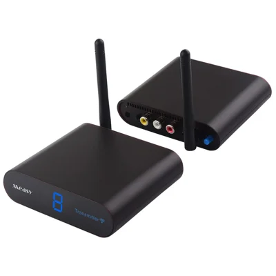 MEASY AV530 300m Transmissie 5,8G Draadloze AV-Zender- en Ontvangerkit met RCA-ingang/uitgang - US-stekker