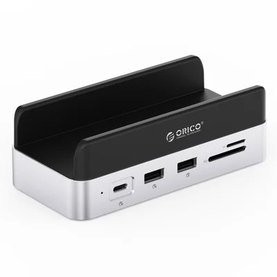 ORICO VS10 For Mac mini M4 Expansion Dock Converter M.2 SSD Enclosure Desktop Storage Base, 2TB Capacity