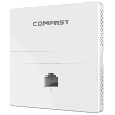COMFAST CF-E538AC V2 Dual Band 1200M Draadloze AP In-Wall 86 Paneel voor Hotel