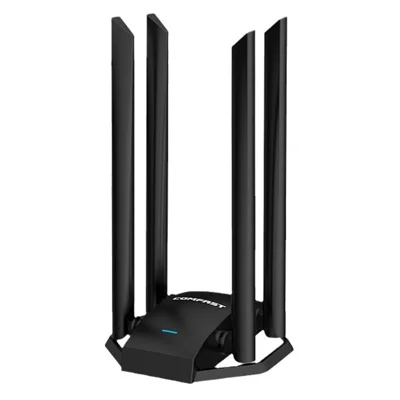 COMFAST CF-WU785AC 1300Mbps Dual Band WiFi Router USB-netwerkadapter met 4 antennes