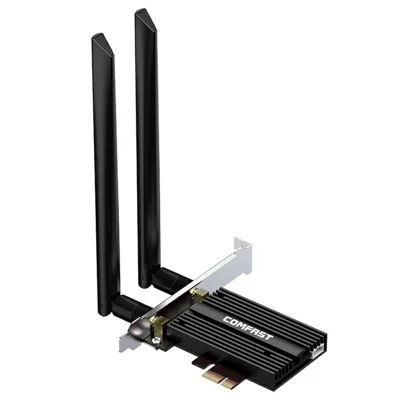 COMFAST CF-AX210Pro PCIe WiFi 6 Network Card Gigabit Wireless Adapter BT 5.2 Network Tool