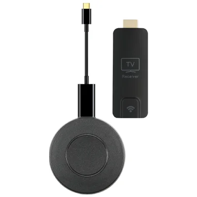 MEASY AM18052 Type-C Wireless Display Adapter Transmitter and Receiver Set For Screen Mirroring / Extension 1080P 60Hz