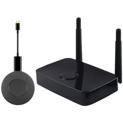 MEASY AM1810 Type-C Wireless HD Display Dongle 100m 1080P Transmitter Receiver for PC TV - EU Plug