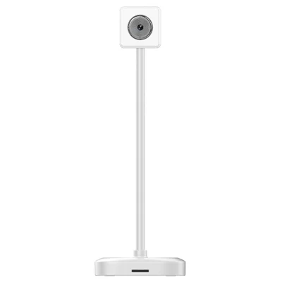 LK518 Webcam HD per Documenti da Scrivania 4K con Microfono USB, Videocamera per Streaming in Diretta, Fotocamera con Autofocus per Insegnamento e Ufficio - Argento