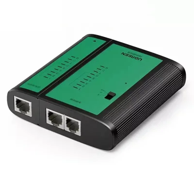 UGREEN NW167 10950 Tester per Cavi di Rete e Telefono 2-in-1 Strumento Rivelatore e Traccia Linea con Interfaccia RJ45/RJ11