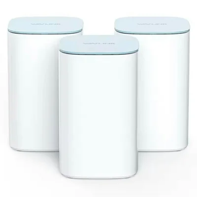 WAVLINK WN551X3 3Pcs Whole Home Mesh WiFi System with Touchlink AX3000 Speed 256 Devices Antenna System - US Plug