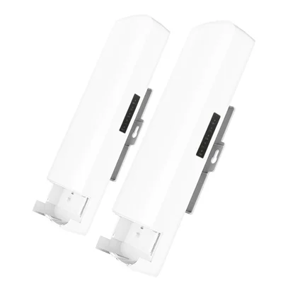 WB5893S 1 Pair 5.8G Wireless Bridge 5km Point to Point 900Mbps IP65 Waterproof Network Bridge for Outdoor Monitoring - US Plug - US Plug
