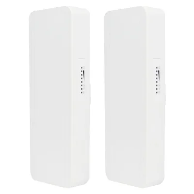 WB5891F 1 Pair Wireless Bridge Point to Point 900Mbps 5km Long Distance Outdoor Gigabit WiFi Repeater Network Bridge - US Plug
