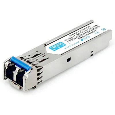 NESTONG SFP-GE-LX-SM1550 2 Pezzi Modulo Ottico SFP Monomodale Bifibra 120KM 1550nm Dual LC - Argento