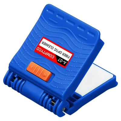 A-07 Fiber Optic Cleaner Replaceable Pad Dry / Wet for FTTH Splicing - Blue