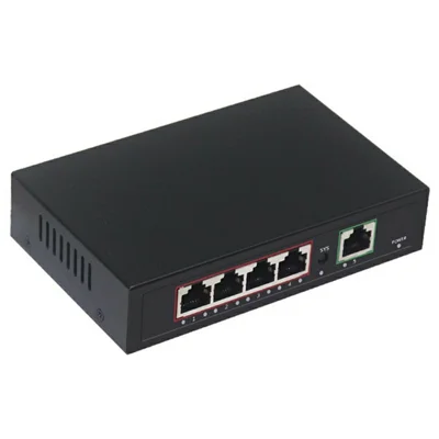 5-Port Gigabit PoE AC Controller 1 WAN + 4 PoE Gigabit LAN Ports - Black