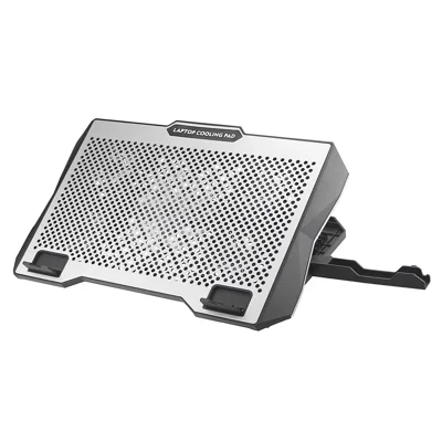 S605 RGB Light Laptop Cooling Pad Height Adjustable Gaming Notebook Cooler with Phone Holder