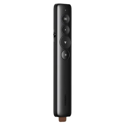 UGREEN LP479 50654 Puntero láser Presentador PPT Alcance de 100 m Control remoto inalámbrico 2.4GHz para presentaciones y enseñanza - Negro