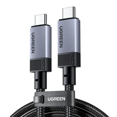 UGREEN L701 1m USB-C to USB-C Cable 240W 10Gbps 4K@60Hz Data Transfer Cord - Black