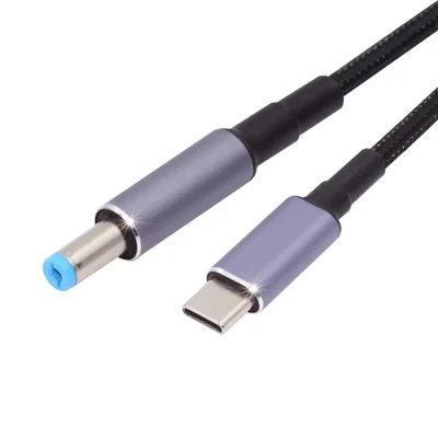 UC-065-5521MM 1.8m Type-C Male to 20V 7A DC 5.5*2.1mm Male Power Cord 140W PD Charging Cable