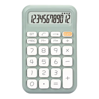 OSALO A-5 High Button Mini Desktop Calculator Office Accounting Financial Tool - Verde