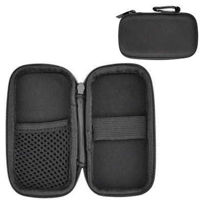 For SanDisk Extreme Portable SSD E60 (500GB) Storage Bag Portable Organizer Pouch Handbag - Black