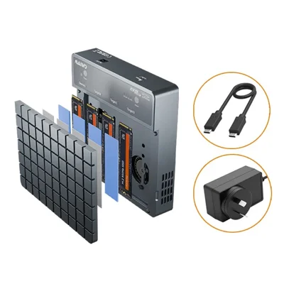 MAIWO K2024P USB 4.0 M.2 Nvme SSD Hard Drive Duplicator 40Gbps Transfer Speed Offline Clone Docking Station - EU Plug