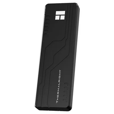 THERMALRIGHT HR-EB109 C M.2 NVMe SSD Enclosure USB 3.2 Gen2 10Gbps Type-C Cable Aluminum Alloy CNC External Hard Drive Case - Black