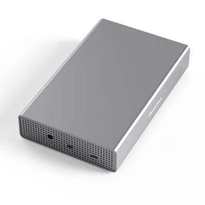 BLUEENDLESS Алюминиевый корпус жесткого диска USB 3.0 5 Гбит/с для 2,5 / 3,5-дюймовых SATA HDD, SSD до 20 ТБ - U35KC / Type-C