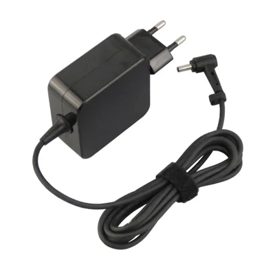 Adaptateur d'alimentation 45 W pour ordinateur portable 19 V 2,37 A 4,0 x 1,35 mm pour ASUS Zenbook UX305 UX21A UX32A X201E X202E U3000 UX52, prise UE - Noir