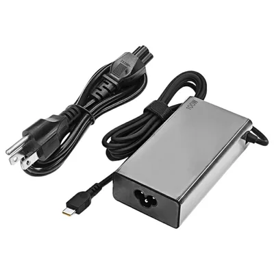 100-ваттный USB-C адаптер питания для ноутбука Lenovo Yoga Y9000X / 910 / IdeaPad 5 Pro 16ACH6 / ThinkBook 16p — вилка США